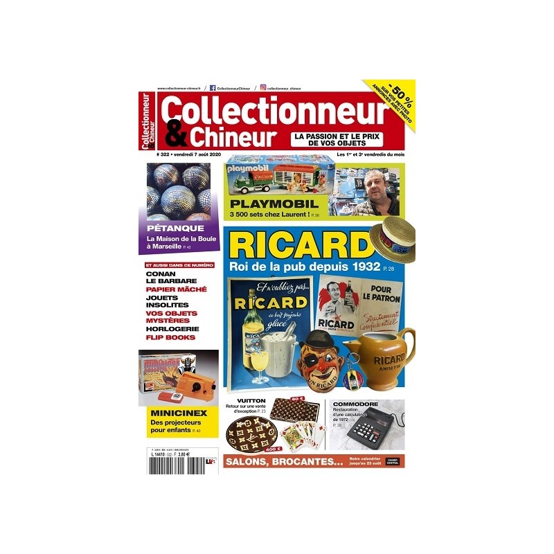 Collectionneur & Chineur n°322 Aout 2020 Collectionneur & Chineur n°322 Aout 2020