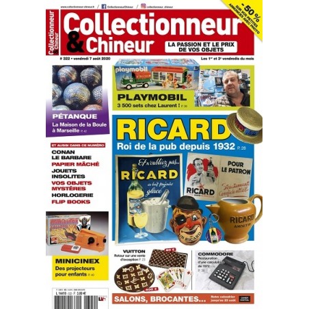 Collectionneur & Chineur n°322 Aout 2020