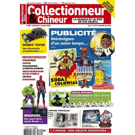 Collectionneur & Chineur n°332 Janvier 2021