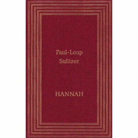 Hannah, Paul-Loup Sulitzer, Livre Occasion