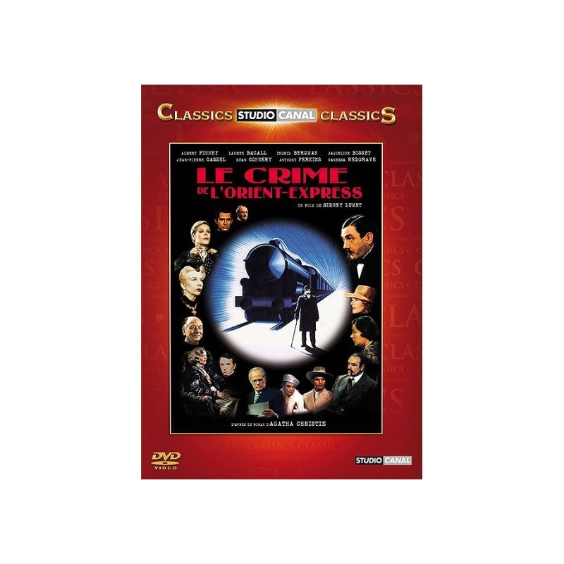 Le Crime de l'Orient Express (1974) DVD, Sidney Lumet, Editions Studio Canal Le Crime de l'Orient Express (1974) DVD, Sidney Lumet, Editions Studio Canal