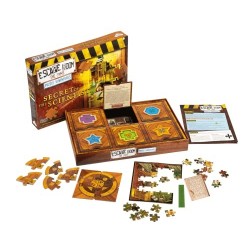 Contenu de la boite de jeu Escape Room : Le Secret du Scientifique