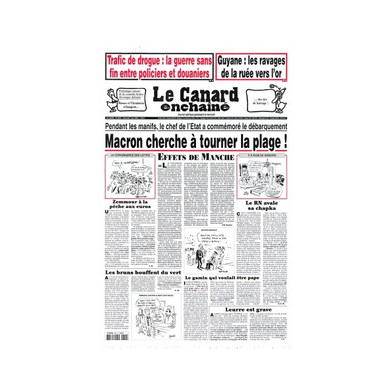 Le Canard enchainé n°5352