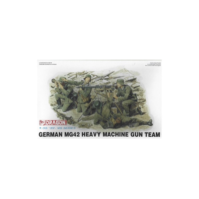 German MG42 Heavy Machine Gun Team 1939-45