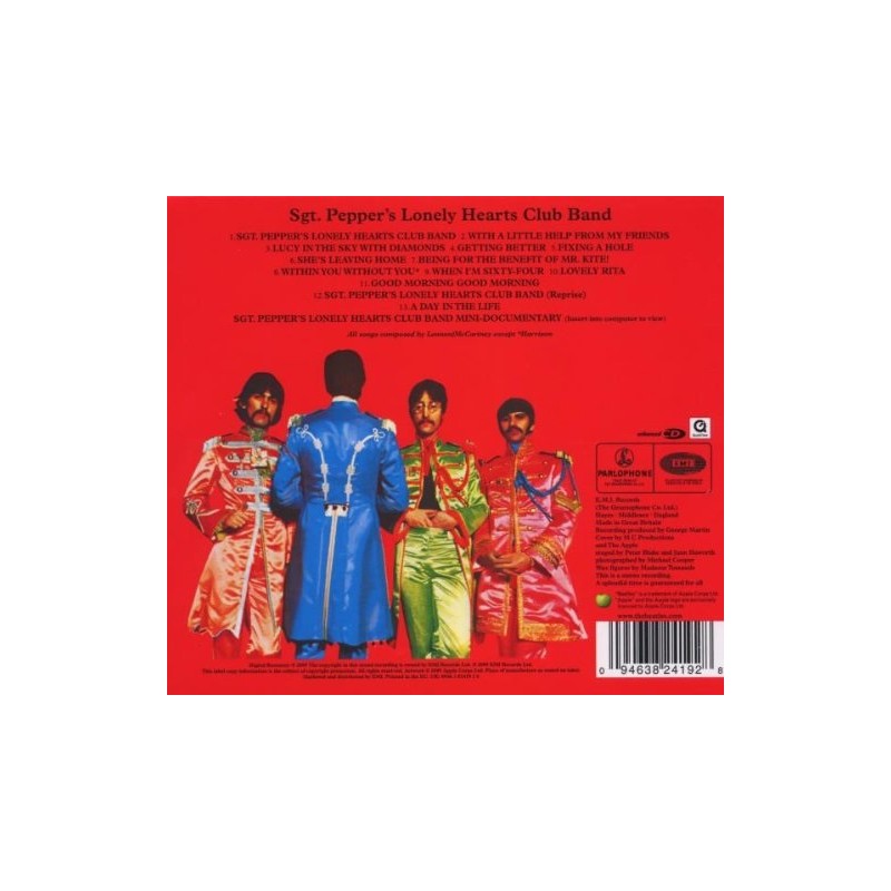 Sgt Pepper's Lonely Hearts Club Band Remaster Cd Album, Editions EMI