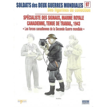 Spécialiste des Signaux Marine Royale Canadienne Tenue de Travail 1943