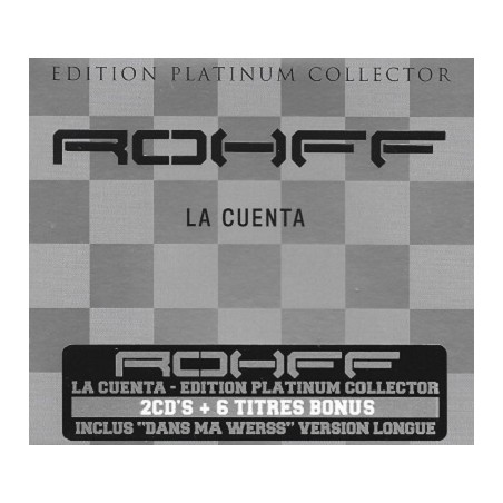 Rohff La Cuenta Edition Platinium Collector Cd Album