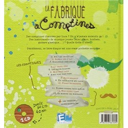 La fabrique à comptines Cd + Livre